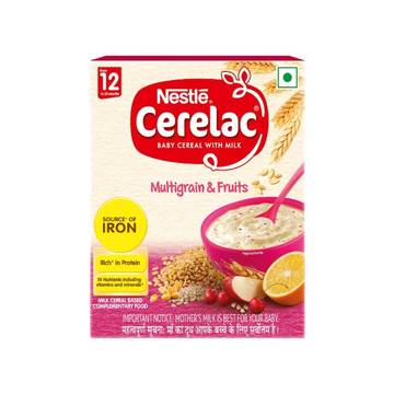 Nestle Cerelac with Milk Multigrain & Fruits Baby Cereal (From 12 to 24 Months)
